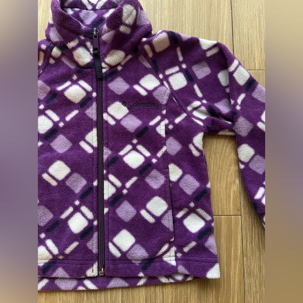 Purple Kids Fleece Jacket Size 4T - Picture 3 of 5